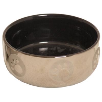 Boon Eetbak royal zilver/zwart 13cm