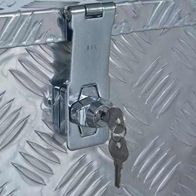 VidaXL Aluminium kist 610x430x455 mm zilverkleurig