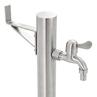 Tuinwaterkolom rond 65 cm roestvrij staal - thumbnail