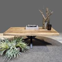 Mango Coffee Table Live Edge 120 3+3cm with Spiderleg - thumbnail