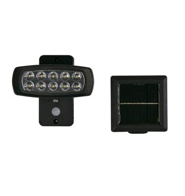 Searchlight WandlampSolar met los zonnepaneeltje - 67423BK-PIR