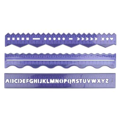 Linialenset Creatief 30cm, 3dlg.