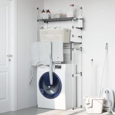 VidaXL Wasmachinerek 77x52x192 cm aluminium VidaXL Wasmachinerek 77x52x192 cm aluminium
