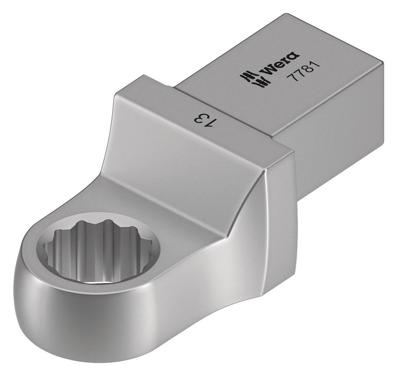 Wera 7781 insteek-ringsleutels, 14 x 18 mm, 13 mm - 1 stuk(s) - 05078690001 Wera 7781 insteek-ringsleutels, 14 x 18 mm, 13 mm - 1 stuk(s) - 05078690001