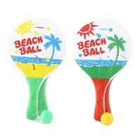 Beachballset hout in net - thumbnail