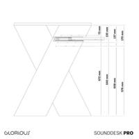Glorious Sound Desk Pro wit - thumbnail