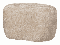 WOOOD Organische Poef 'Popular' Chenille, kleur Naturel - thumbnail