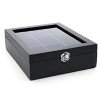 Bredemeijer Theedoos Bamboe 9-vaks - Zwart - thumbnail