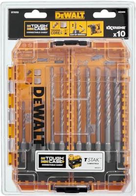 DeWALT DT70753 10-delige Borenset SDS-Plus EXTREME2 in Tough Case