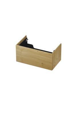 INK - Onderkast 1 Lade Push 2 Open Bestaande Uit - 800x450x376 Mm - Natur Fineer