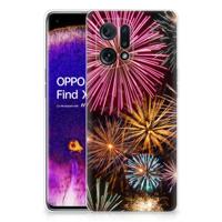 OPPO Find X5 | Sillicone Back Cover | Vuurwerk - thumbnail