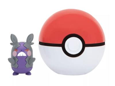 Pokemon Figure - Morpeko (Hangry Mode) + Poke Ball (Clip 'n' Go)