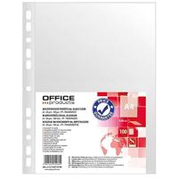 OFFICE products geperforeerde showtas, ft A4, 60 micron, glashelder, pak van 100 stuks - thumbnail