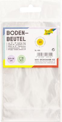 Bodemzak folia 115x190mm 10 stuks transparant