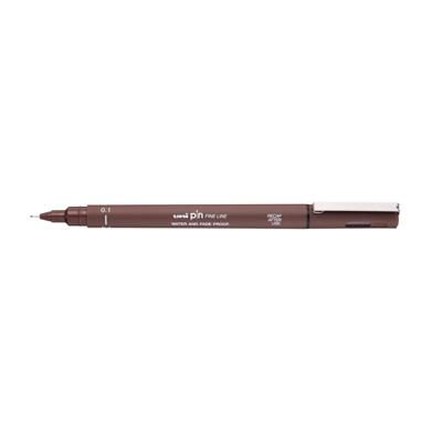 Fineliner Uni-ball Pin 0.1mm sepia | 12 stuks Fineliner Uni-ball Pin 0.1mm sepia | 12 stuks
