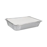 Aluminium bak + deksel 21 x 15 x 4 cm (25 stuks) - thumbnail