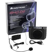 Omnitronic BHD-02 Mobiele PA-luidspreker 50 cm 2 inch werkt op batterijen 1 stuk(s) - thumbnail