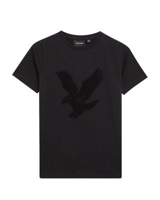 Lyle & Scott winter t-shirt jongens - zwart