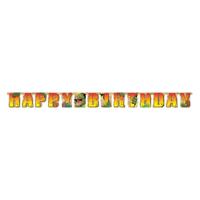 Haza Witbaard letterslinger happy birthday, 220cm - thumbnail