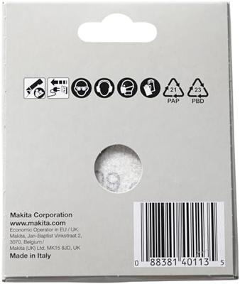 Makita Accessoires Schuurvel K60/K80/K100/K240/K320 White Velcro - B-21674 - B-21674