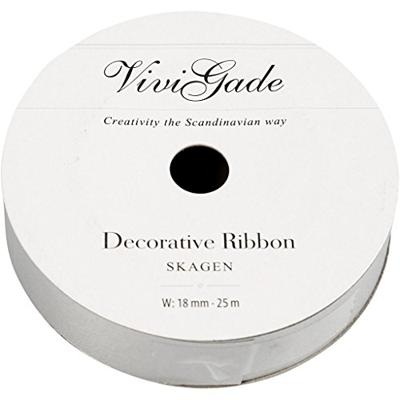 Creativ Company Cadeaulint mat zilver, 25m