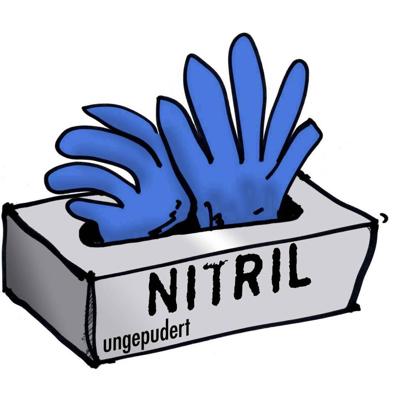 Leipold Doehle 14694 Wegwerphandschoen 100 stuk(s) Nitril Maat (handschoen): 8, M