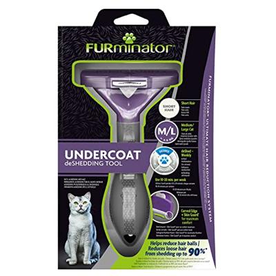 FURminator Undercoat DeShedding Tool kat kort haar M-L