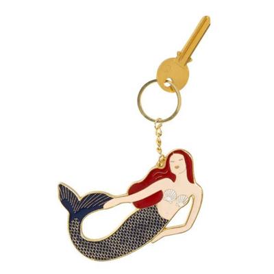 Doiy sleutelhanger Oversized Mermaid 11,8 cm staal/zink blauw Doiy sleutelhanger Oversized Mermaid 11,8 cm staal/zink blauw
