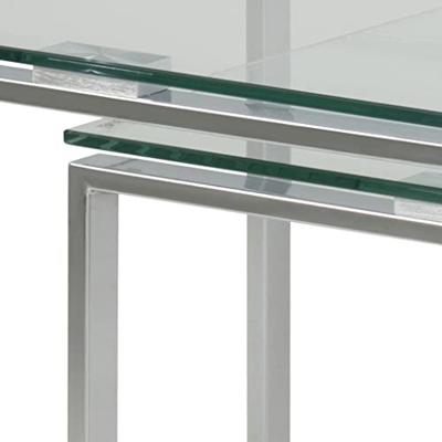 Bendt Bijzettafel 'Lone' set van 3 stuks, kleur Chroom - thumbnail