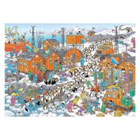 Jumbo Jan van haasteren legpuzzel - zuidpool expeditie, 1000st. - thumbnail