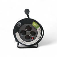 Calex kabelhaspel 15 meter grijs - thumbnail