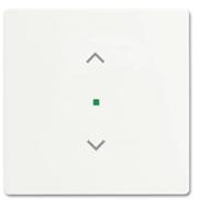 Busch-Jaeger 2CKA006220A0483 Afdekking 1-voudig free@home Wit, Verkeerswit 1 stuk(s) - thumbnail