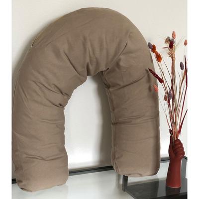 Luxe Zwangerschapskussen - Voedingskussen Canvas Zand