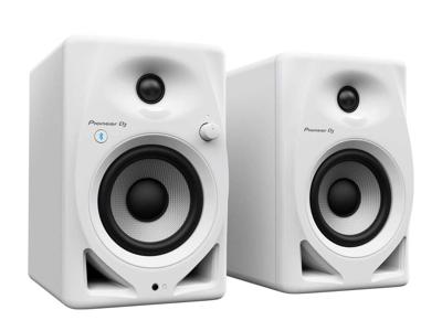 Pioneer DJ DM-40D-BT-W 4 inch desktop monitorsysteem Bluetooth