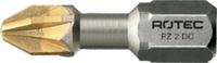 Rotec PRO Insertbit PZ 2 L=25mm C 6,3 Torsion DIAMANT - 10 stuks - 8043002 - thumbnail