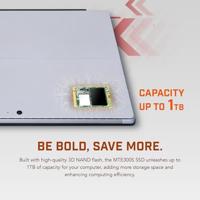 Transcend 300S 512 GB NVMe/PCIe M.2 SSD 2230 harde schijf PCIe NVMe 3.0 x4 Retail TS512GMTE300S - thumbnail