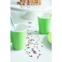 Groene bekers 350ml - 8 stuks - thumbnail