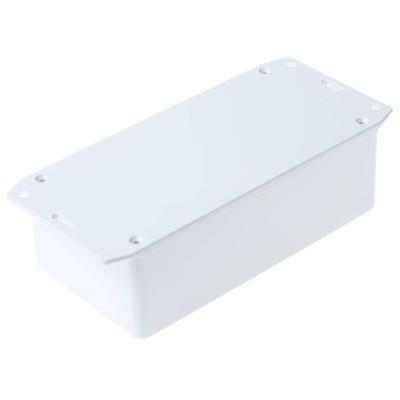 Hammond Electronics 1591DFLGY Euro-behuizing 160 x 80 x 50 ABS Grijs-wit (RAL 7035) 1 stuk(s)