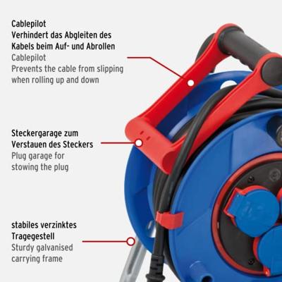 Brennenstuhl Kabelhaspel Garant RN | 40m 1,5 | 1208380 - 1208380 - thumbnail