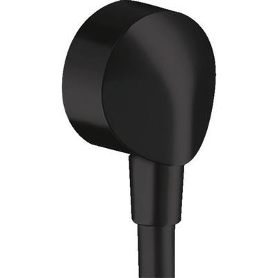 Muuraansluitbocht FixFit E HansGrohe Zonder Terugslagklep Mat Zwart