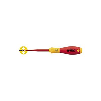 Wiha Schroevendraaier | snedebreedte 3,5 mm | klinglengte 100 mm | VDE geïsoleerd | 1 stuk - 35446 - 35446 - thumbnail