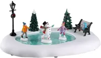 Frosty Goes Ice Skating battery operated (4.5V) Kerst LEMAX - Lemax - thumbnail