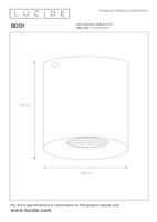 Lucide BODI - Plafondspot - Ø 8 cm - 1xGU10 - Wit - thumbnail