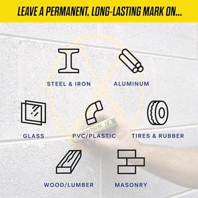 Markal Paintstik Original B Verfmarker Geel 17 mm