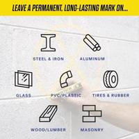 Markal Paintstik Original B Verfmarker Geel 17 mm - thumbnail