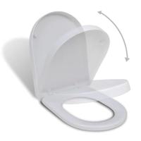 Toiletbril soft-close vierkant wit - thumbnail