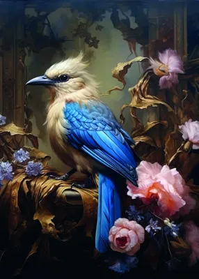 Alexsar Art Tuinschilderij White bird 70x50cm