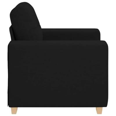 Fauteuil 60 cm stof zwart