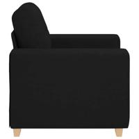 Fauteuil 60 cm stof zwart - thumbnail
