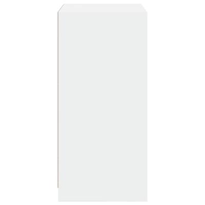 Kledingkast 48x41x102 cm bewerkt hout wit Kledingkast 48x41x102 cm bewerkt hout wit